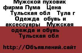 Мужской пуховик фирма Пума › Цена ­ 1 000 - Тульская обл., Тула г. Одежда, обувь и аксессуары » Мужская одежда и обувь   . Тульская обл.